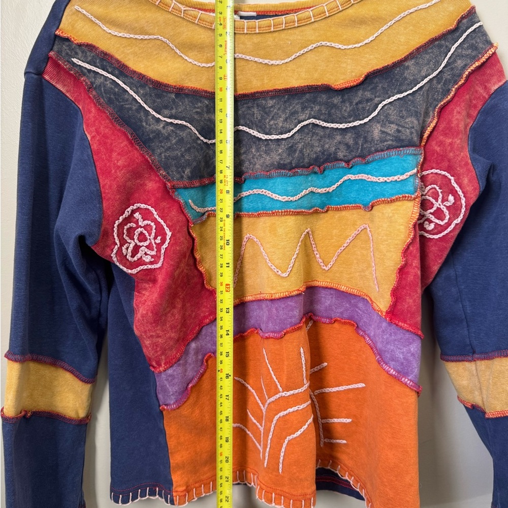 Greater Good Network Patchwork Top - image 4